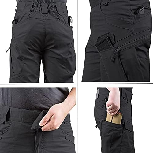Muške ljetne kratke kratke hlače klasične sve podudaraju se s vodom otpornim na ripstop atletske kratke hlače s više džepova