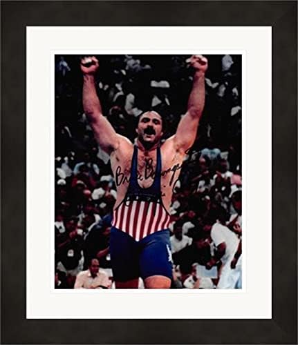 Skladište autografa 639270 8 x 10 in. Bruce Baumgartner Autographid Photo - USA Olimpijsko zlato hrvanje - br.