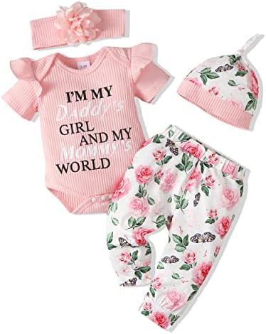 Odjeća za novorođene djevojčice ljetna odjeća Dječji klizači hlače slatka odjeća za Djevojčice Poklon Set