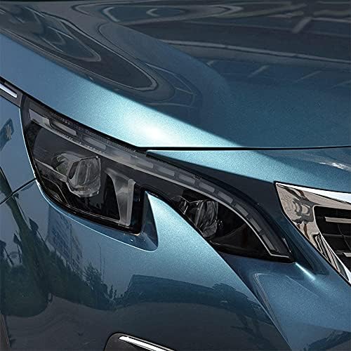 HLLEBW CAR FLADILY TINT Crni zaštitni film Transparentni TPU naljepnica za Peugeot 5008 2018 2019 2020