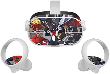 Crni paukov film Oculus Quest 2 Skin VR 2 Skins slušalice i kontroleri naljepnica Zaštitni pribor za naljepnice
