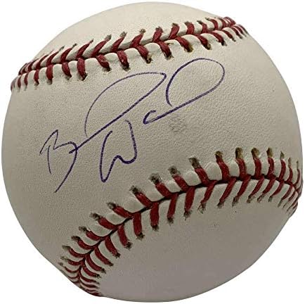 Brandon Wood potpisao je autogramirani OML bejzbol Tristar - Autografirani bejzbols