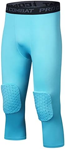 ZDHOOR BOYS GIRLS BOŽAJ SPORNICE SPORIČKE HRANE 3/4 Kompresijske hlače jastučići za koljena protiv kosotizana.