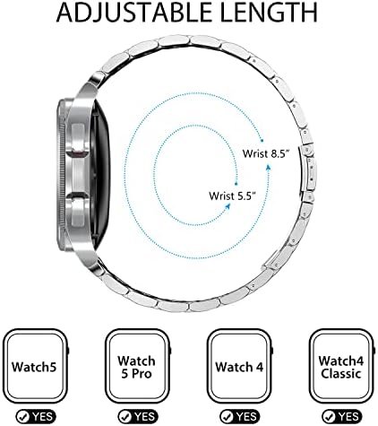 Shangpule kompatibilna sa Samsung Galaxy Wattom 5 pojasa 40 mm/44 mm/pro 45 mm, Galaxy Watch 4 40 mm/44 mm trake, Galaxy