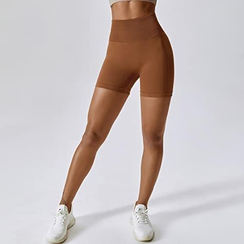 Bešavne kratke hlače za žene s visokim strukom trčanja kratkih hlača za podizanje stražnjice kratke hlače joga biciklističke