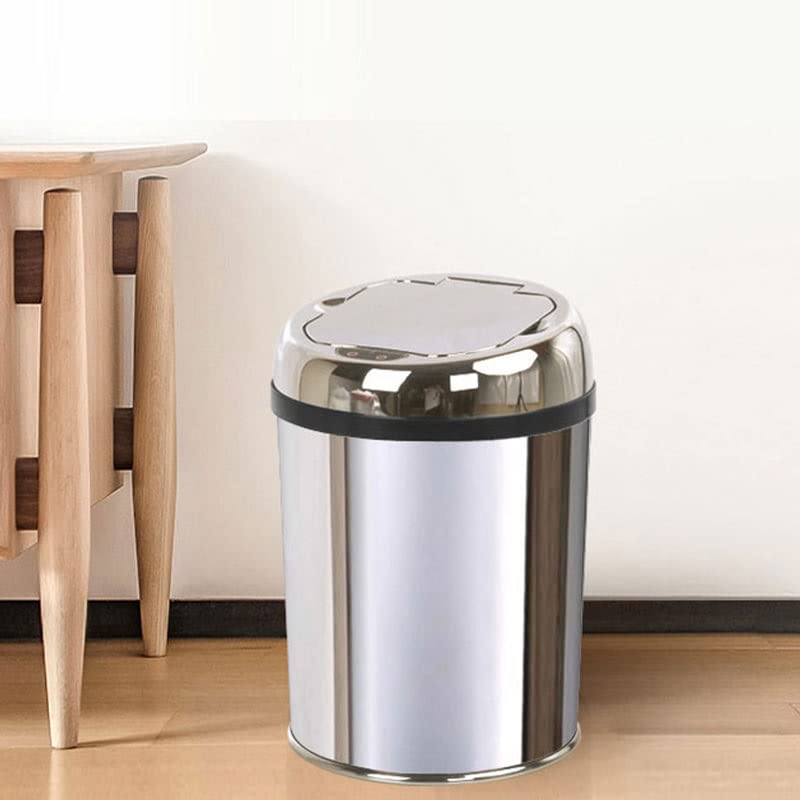 Kanta za smeće od nehrđajućeg čelika sa senzorom bucket automatski bucket za smeće bucket okrugli oblik za kućni ured