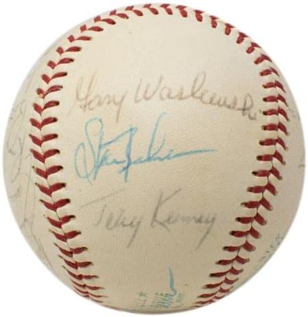 1970. New York Yankees tim potpisao je bejzbol Thurman Munson + 20 OSTALO JSA LOA - Autografirani bejzbol