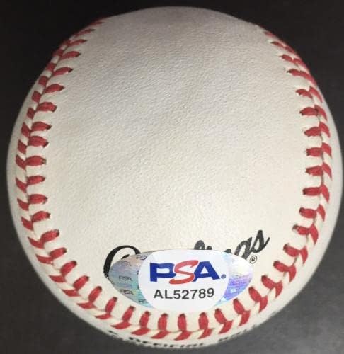 Leo Durocher Autograph National League Baseball, PSA CoA - Autografirani bejzbols