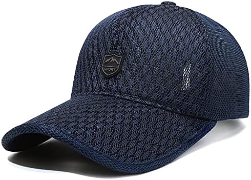 Mrežaste bejzbolske kape za muškarce i žene brzosušeći Tata ljetni šešir klasični jednobojni šešir niskog profila sportski