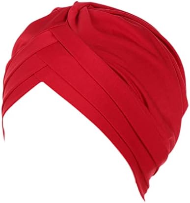 Ženska pokrivala za glavu-turban rastezanje ležerni pleteni šešir-turban modni šeširi ženske jednobojne sprijeda poprečno