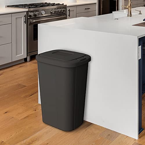 13 galona kuhinjsko smeće može dodirnuti poklopac poklopac limenke plastične kućice za kuhinju, crno