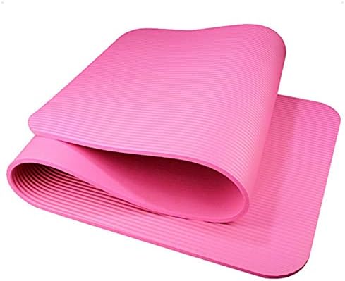 Protuklizna prostirka za jogu od 10 mm u čistoj boji 183,61,1 cm ružičasta