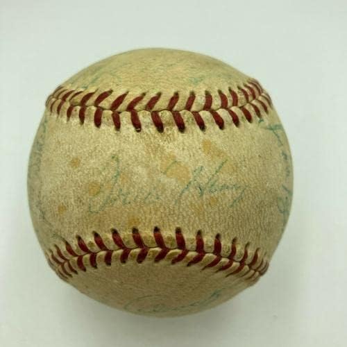 1957. Milwaukee Braves World Series Champs tim potpisao bejzbol JSA Hank Aaron - Autografirani bejzbol