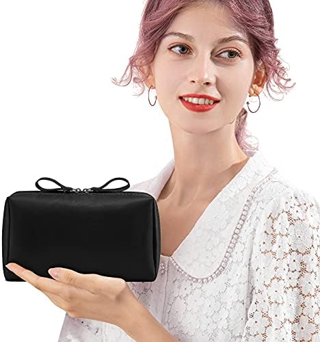Maange mala torba za šminkanje, kozmetičke torbe prijenosna torba za šminkanje dvostruke patentne zatvarače Mala kozmetička