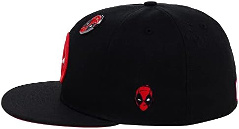 Marvel Deadpool moda opremljena s kapicom za PIN Flat Bill