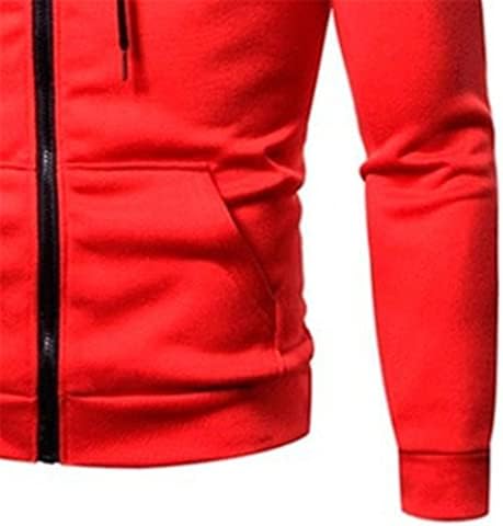 PDGJG Modni kaputi s kapuljačama muški tracksuit jogging tiskanje muške odjeće casual tweatshirts s patentnim zatvaračima