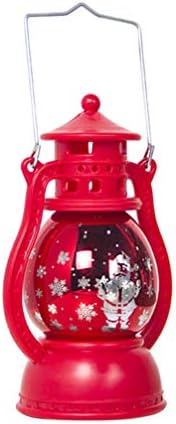 Dekor kuće Božićni ukrasni olujni Lampion Stolna svjetiljka LED viseći uljni lampion za Božić unutarnji i vanjski ukras snježna