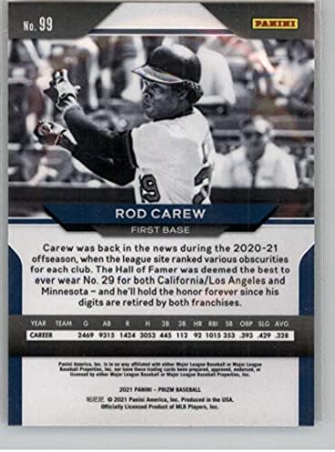 2021 Panini Prizm 99 Rod Carew NM+ -MT+ California Angels Baseball