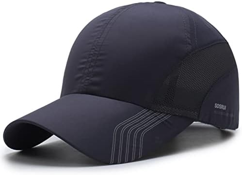 Muški i ženski šeširi sportske mrežaste bejzbolske kape Vintage oprane podesive trake Nekonstruirani plavi crni sivi tatin