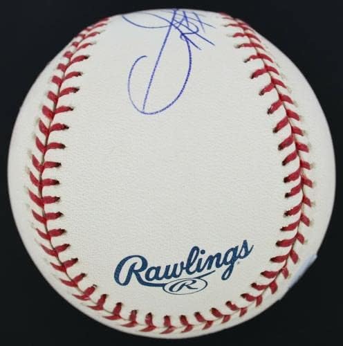 Sammy Sosa 21 Potpisani autogramirani OML 2002 HRD bejzbol JSA CoA JJ85569 - Autografirani bejzbols