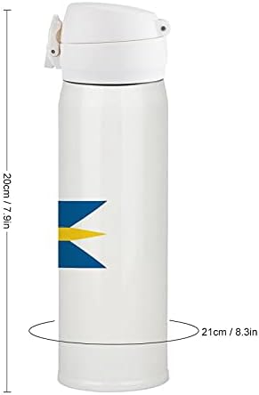 Kraljevska švedska zastava od nehrđajućeg čelika izolirana boca za vodu šalica čaj za kavu za sportski biciklizam planinarenje