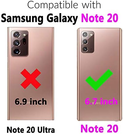 Kompatibilan sa Samsung Galaxy Note 20 Glaxay Note20 5G Torbica-novčanik i starinski kožna flip-držač za kreditne kartice