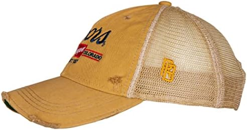 Coors Banket logotip zakrpa u nevolji, obojeni podesivi šešir, jedna veličina