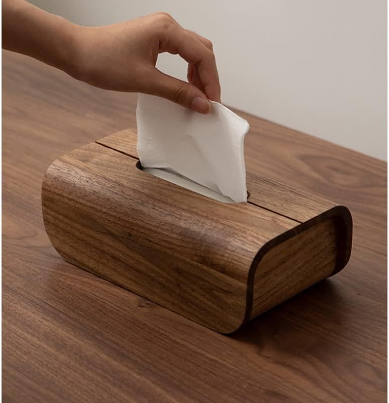 Bkdfd drvena kutija za ekstraktan tipa papirnati ručnik držači salveta za salvete na radnoj površini toaletni papir kutije