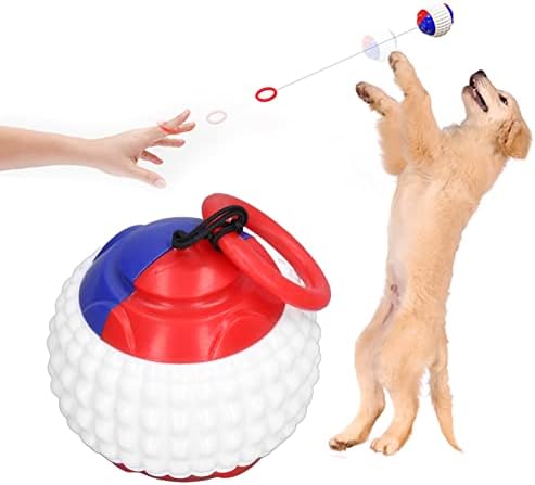 Vakitar pseća lopta na treningu konopa, pseći igračka za pse liječenje igračke lopte, trening za kućne ljubimce, bacajući