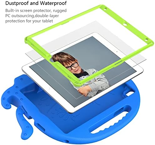 Zhanguo tablet računala za torbu dječja futrola za iPad 10.2 s branikom za ručicu | Zaštitni poklopac za zaštitu od djeteta