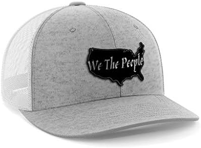 Mi ljudi u SAD -u crnu kožnu patch šešir