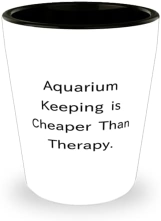 Održavanje akvarija je jeftinije od. Čaša za spremanje akvarija, sarkastični Darovi za spremanje akvarija, keramička čaša