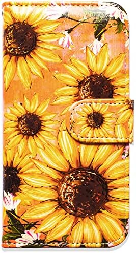 Torbica Bcov Galaxy S23, Žute cvjetovi suncokreta, drop-torbica za telefon, torbica-novčanik s uredom za karticu, držač za