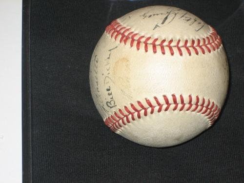 1941. Yankees WS Champs tim potpisao je autogramirani bejzbol ruffing Rizzuto PSA - Autografirani bejzbol