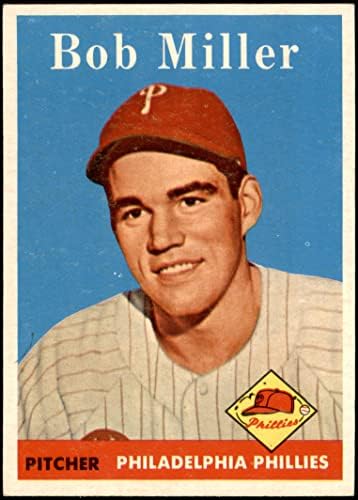 1958. Topps 326 Bob Miller Philadelphia Phillies Ex/MT+ Phillies