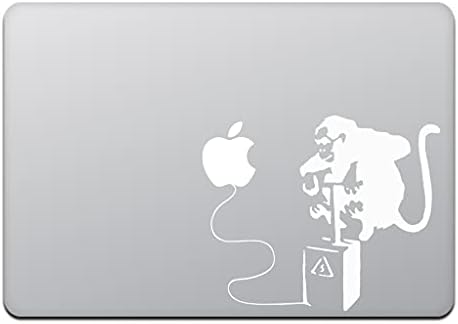 Kind Store MacBook Air/Pro 11/13 inčni MacBook naljepnica Banksy Monkey Bomba 11 Crni M425-11-B