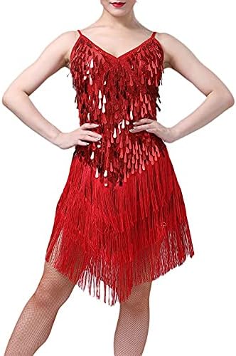 Leemiman ženska plesna haljina za plesnu haljinu za plesna haljina za frizura latino zabavna haljina