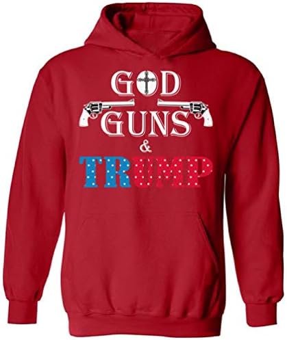 Pekatees Trump Hoodie Bog i puška s kapuljačom s kapuljačom