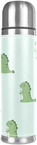 Nehrđajući čelik Kožni vakuum vakuum izolirana šalica dinosaur termos boca za vodu za vruća i hladna pića djeca odrasli 16