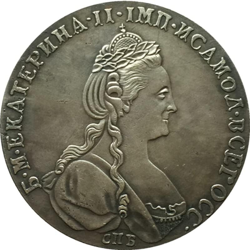 Ruski antikni novčić 1780 rubalja kovanica
