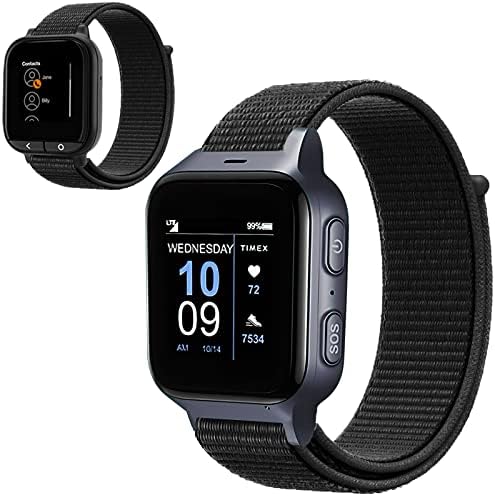 Hensinple kompatibilan za Timex Family Connect Senior Watch Band/Verizon Care Smart Watch Band, Nylon Elastic Sport Sport