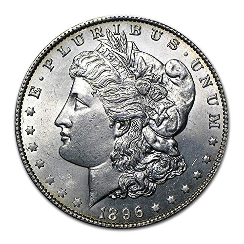 1896. p morgan srebrni dolar bu $ 1 sjajno necirkulirano