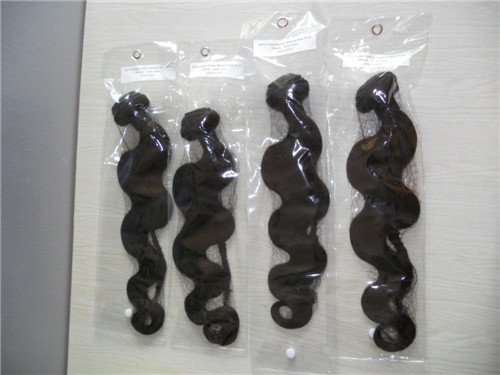 Visokokvalitetni snopovi ljudske kose od 3 kom / lot 300 grama prirodne boje 16 1818inča