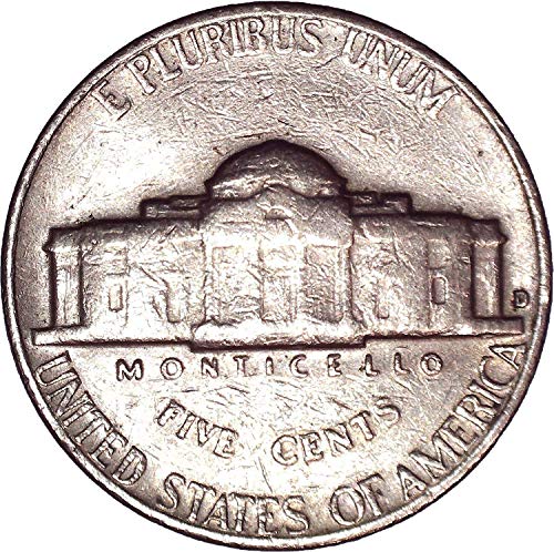 1964. d Jefferson Nickel 5c Vrlo u redu