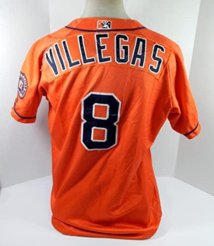 2017 Greeneville Astros Francisco Villegas 8 Igra Upotrijebljena narančastog Jersey 46 DP35066 - Igra korištena MLB dresova