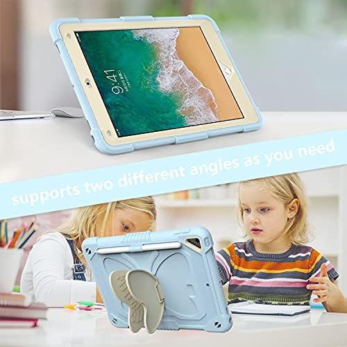 Slučaj tableta računala tablet kompatibilan s iPad 5. slučajem 6. generacije kompatibilan s djecom | iPad 9.7 Case 2017 2018,