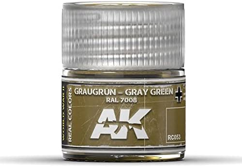 AK Interactive Real Colors Gragr�n -Grey Green Ral 7008 10ML - Plastično modeliranje boja i pribora, predmet RC053