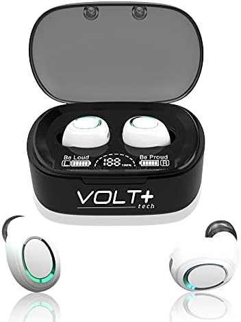 Volt Plus Tech Wireless v5.1 Pro Pro uši kompatibilan s Google Pixel 6A IPX3 Bluetooth Touch Vodootporno/Zupčano/buka smanjenje
