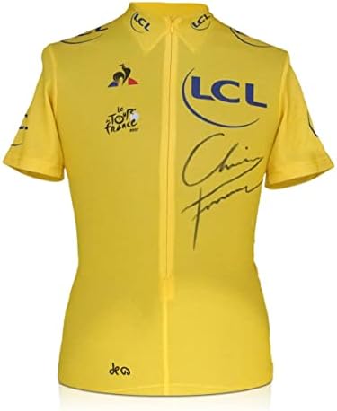 Chris Froome potpisao Tour de France 2017 Yellow Jersey - Autografirani nogometni dresovi