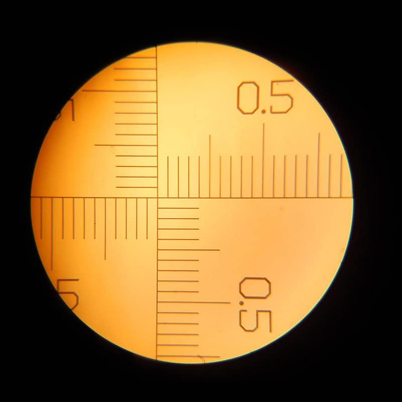 Komplet pribora za mikroskope 18,5 mm promjer mikrometra mikroskopa = 0,05 kalibracija okulara mikroskopa skala koordinata
